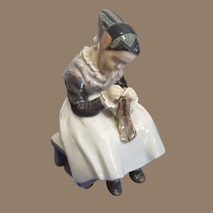 Royal Copenhagen "Amager Girl" Porcelain Figurine, model number 1314